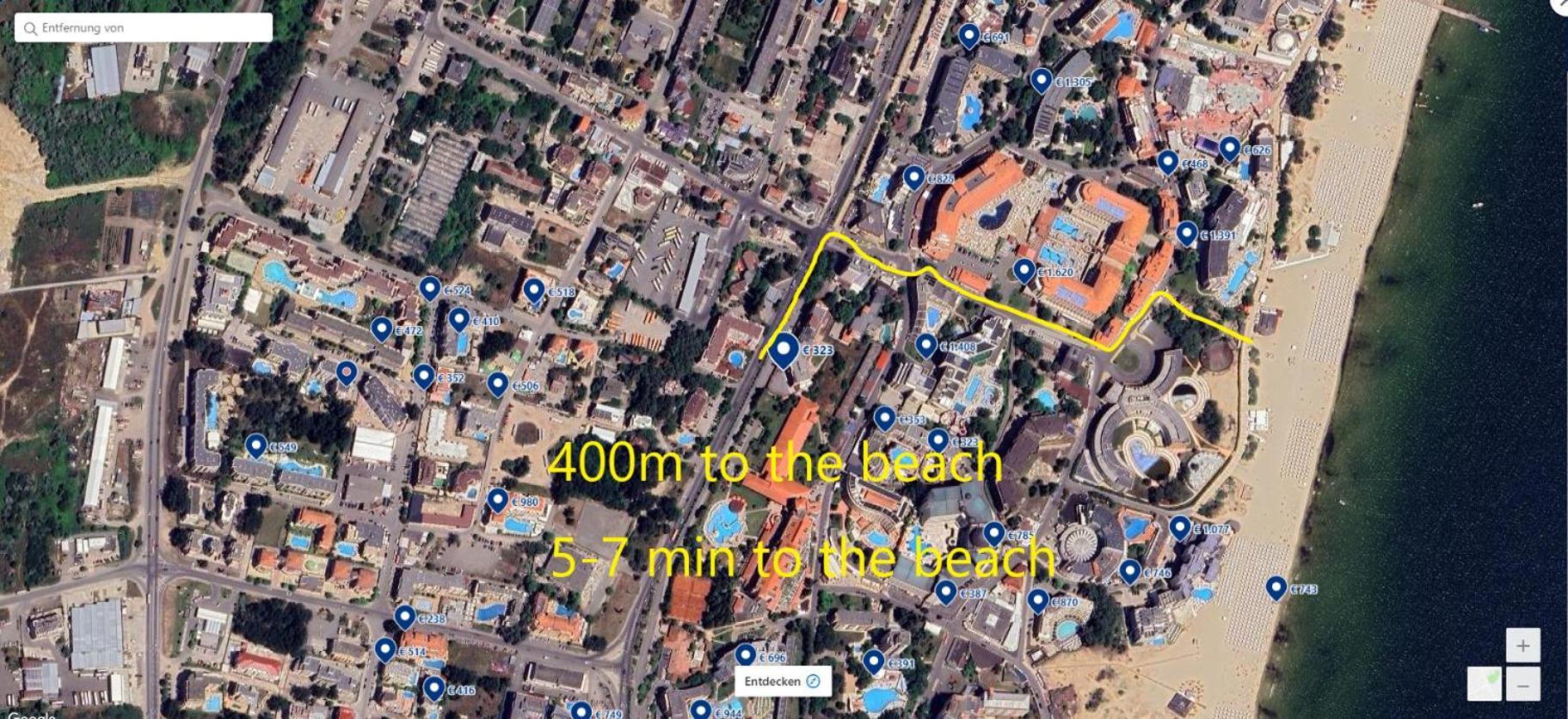 Apartment Ashton Hall - Sonnenstrand - Ost Sunny Beach Exterior foto